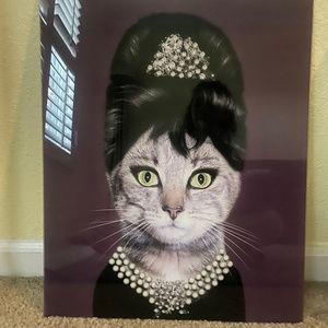 Pets Rock Cat Art work